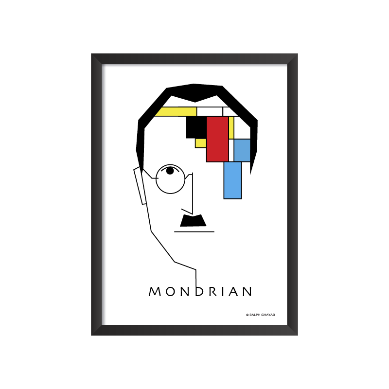 Mondrian Art frame
