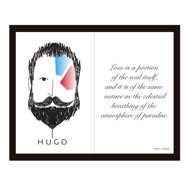 Victor Hugo art frame