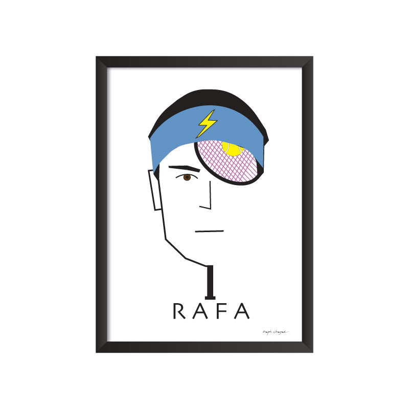 Rafa nadal art frame