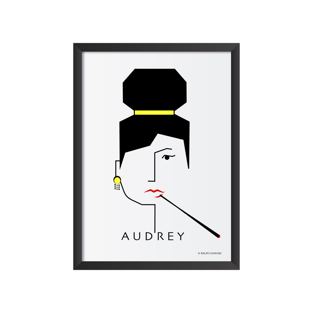 Audrey Hepburn Art Frame