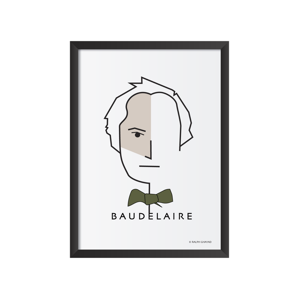 Charles Baudelaire Art Frame