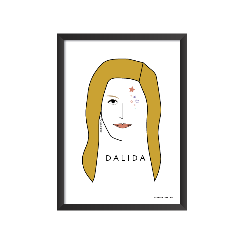 Dalida Art frame