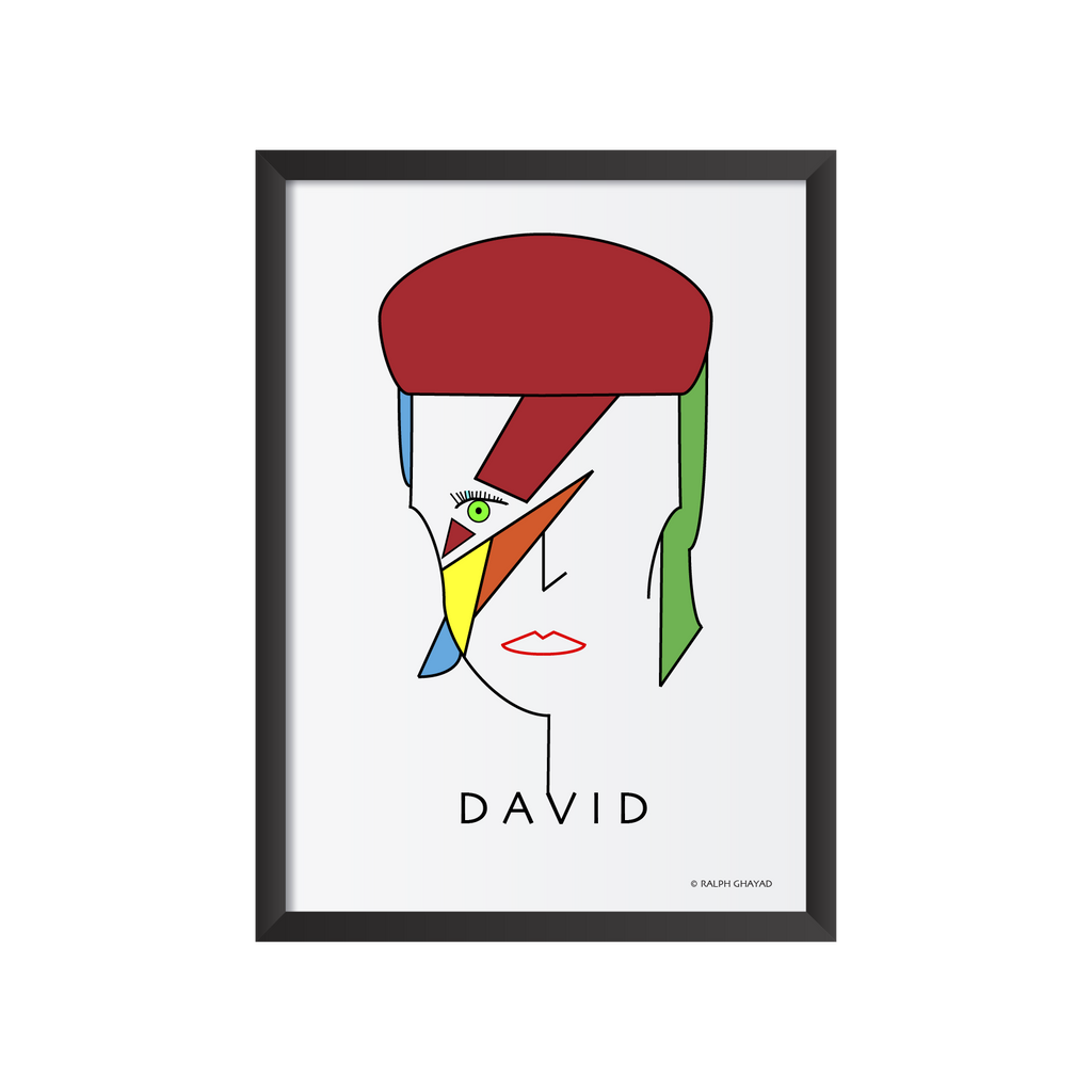 David Bowie Art Frame