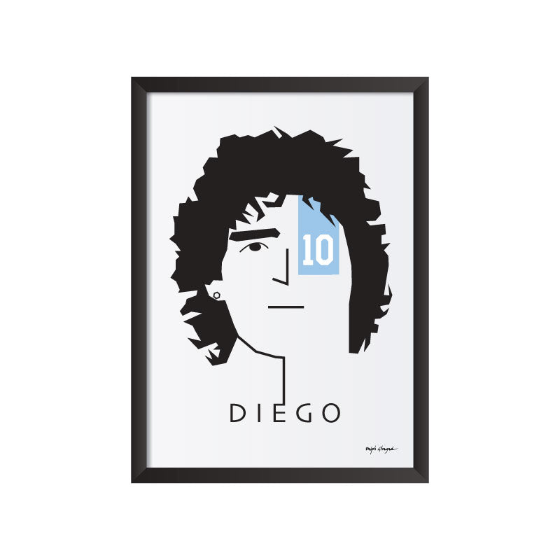 Diego Maradona Art Frame