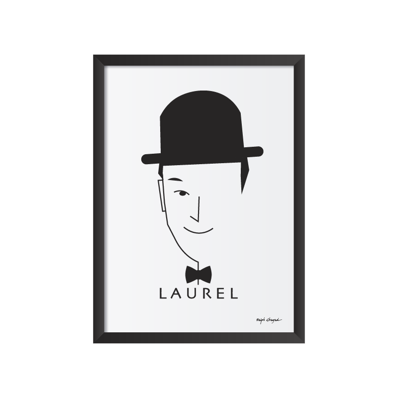 Laurel and Hardy Art Frame