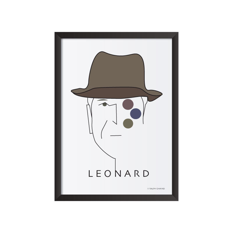 Leonard Cohen Art Frame
