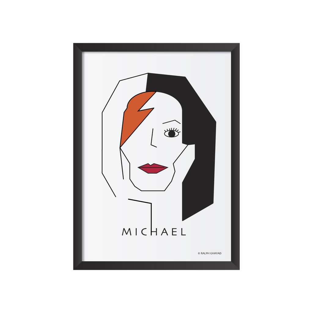 Michael Jackson Art frame