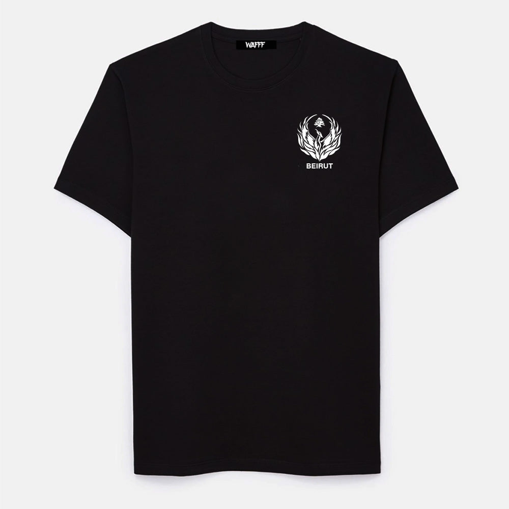 Beirut Phoenix Small logo black T-shirt