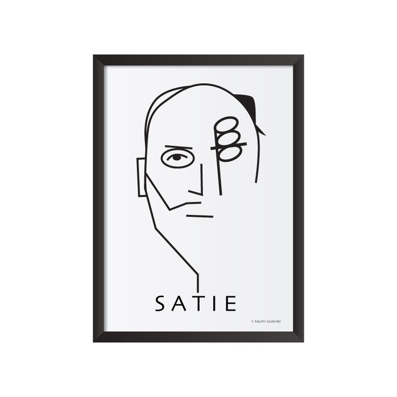 Erik Satie Art Frame