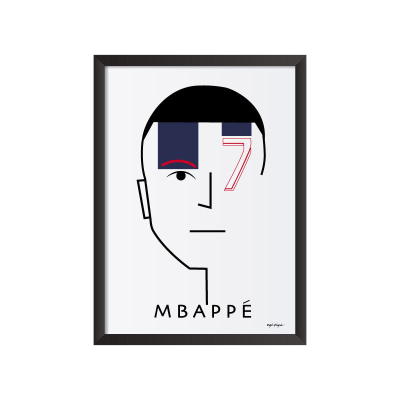 Mbappe art frame