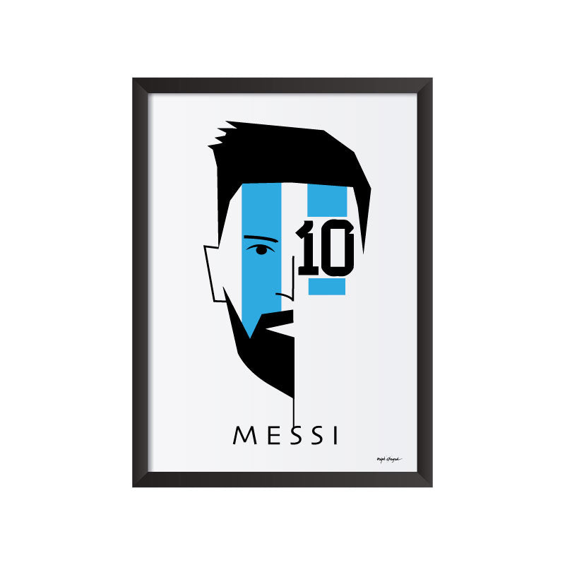 Messi art frame