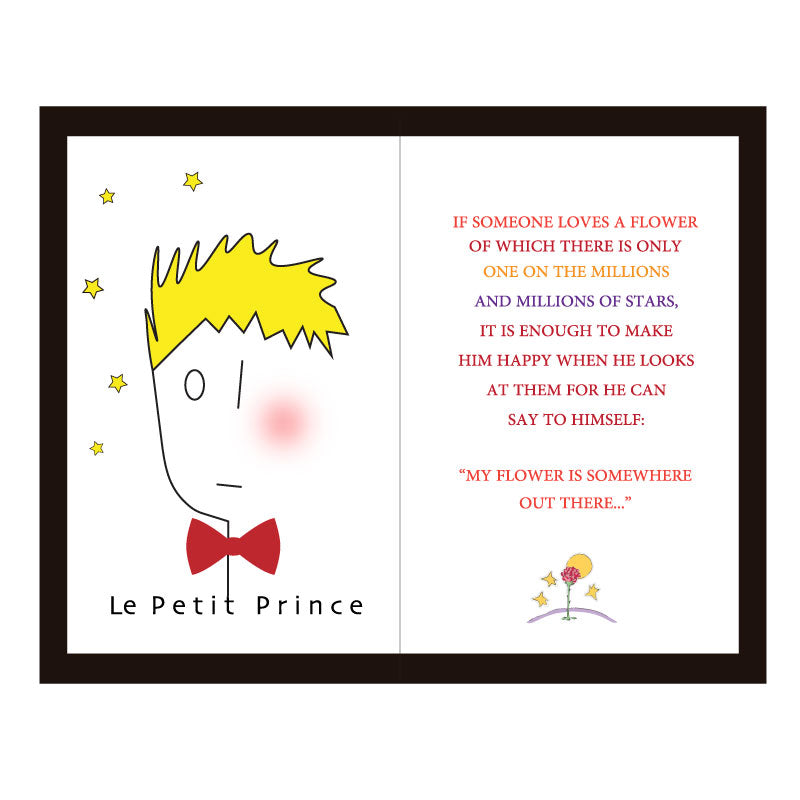 Le Petit Prince with quote Art Frame