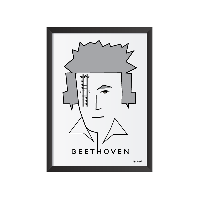 Beethoven art frame