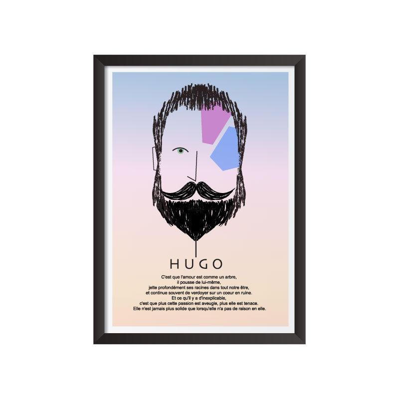 Victor Hugo Art frame