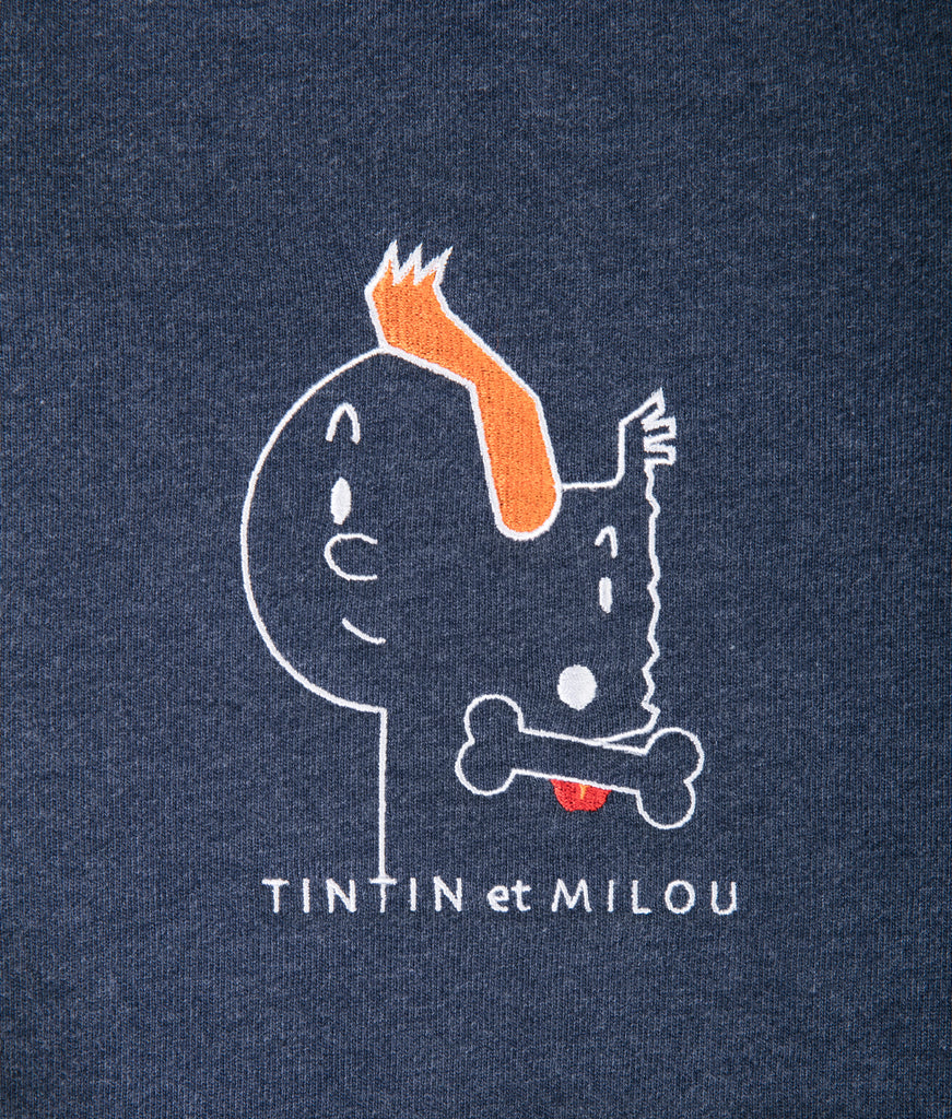 Tintin et Milou Blue Jeans Sweatshirt